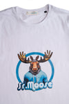 Camiseta Manga Corta blanca Sr Moose